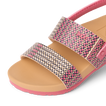 Little Cushion Vista - Pink Raffia - Down the Line 1 View