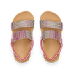 Little Cushion Vista - Pink Raffia - Top View