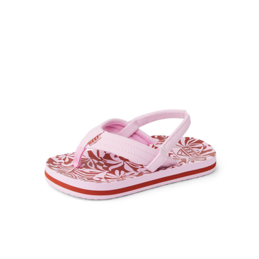 Little Ahi - Pink Modern Floral - Left Side View