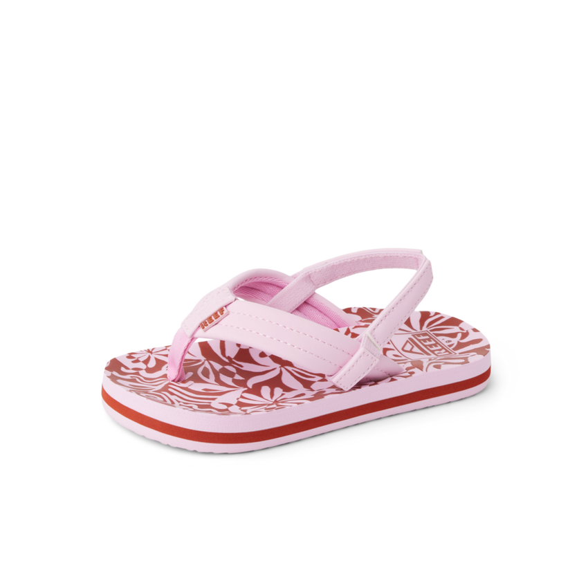 Little Ahi - Pink Modern Floral - Left Side View