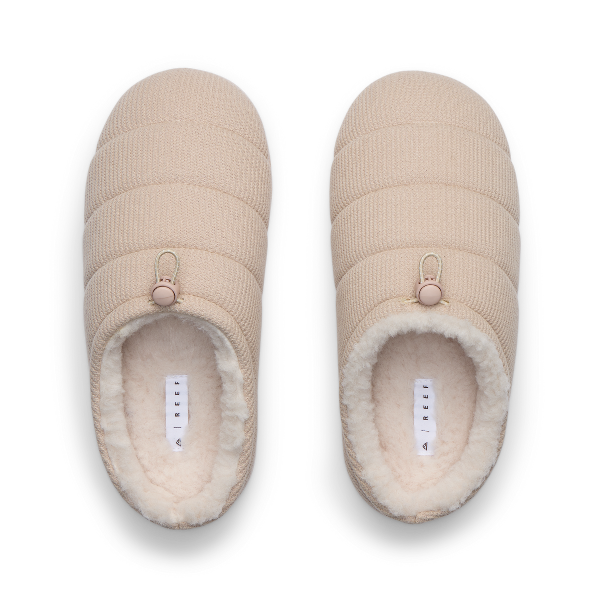 Reef Men\'s Hiatus Beige Quilted Slip-On Fleece-Lined Loafers Reef Beige Casual Shoes for Men for sale | eBay main image 3