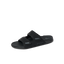 Phantom Tradewind men's black slide sandal facing right, showing top straps and cushioned footbed for all-day comfort.