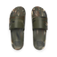 Top view of men's Fanning Slide H2O with camo marble pattern, water-friendly slides for beach comfort and durability.