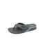 Fanning H2O grey water friendly flip flop facing left with cushioned footbed and arch support