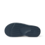 Fanning H2O men's navy blue shoe sole facing up, showing durable, water-friendly traction and arch support design.