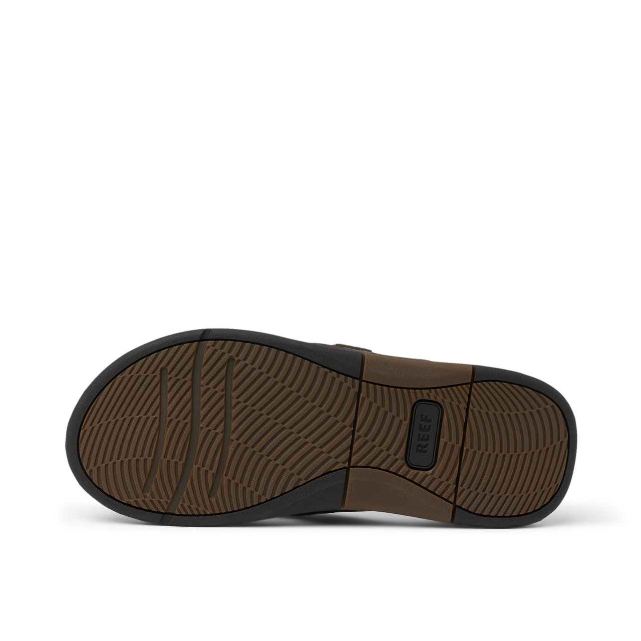 Leather Offshore - Dark Brown - Underside View