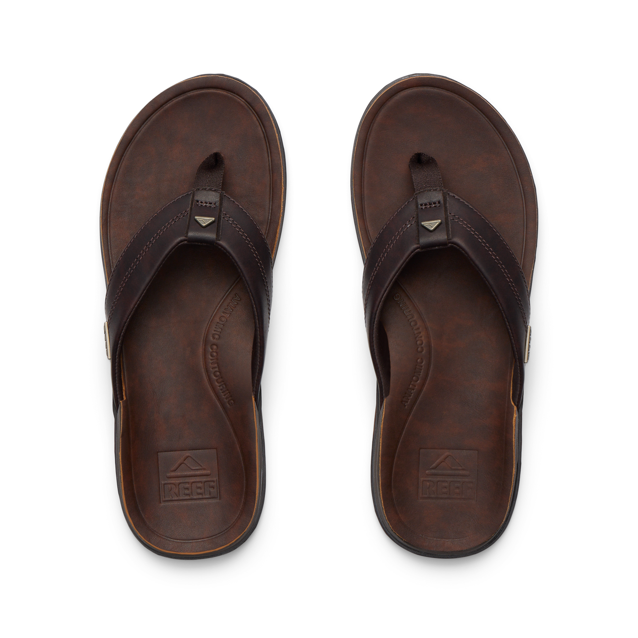 Leather Offshore - Dark Brown - Top View