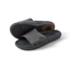 Pair of men's Phantom Slab slides in black facing forward, showing soft-rebound cushioning and anatomical arch support.