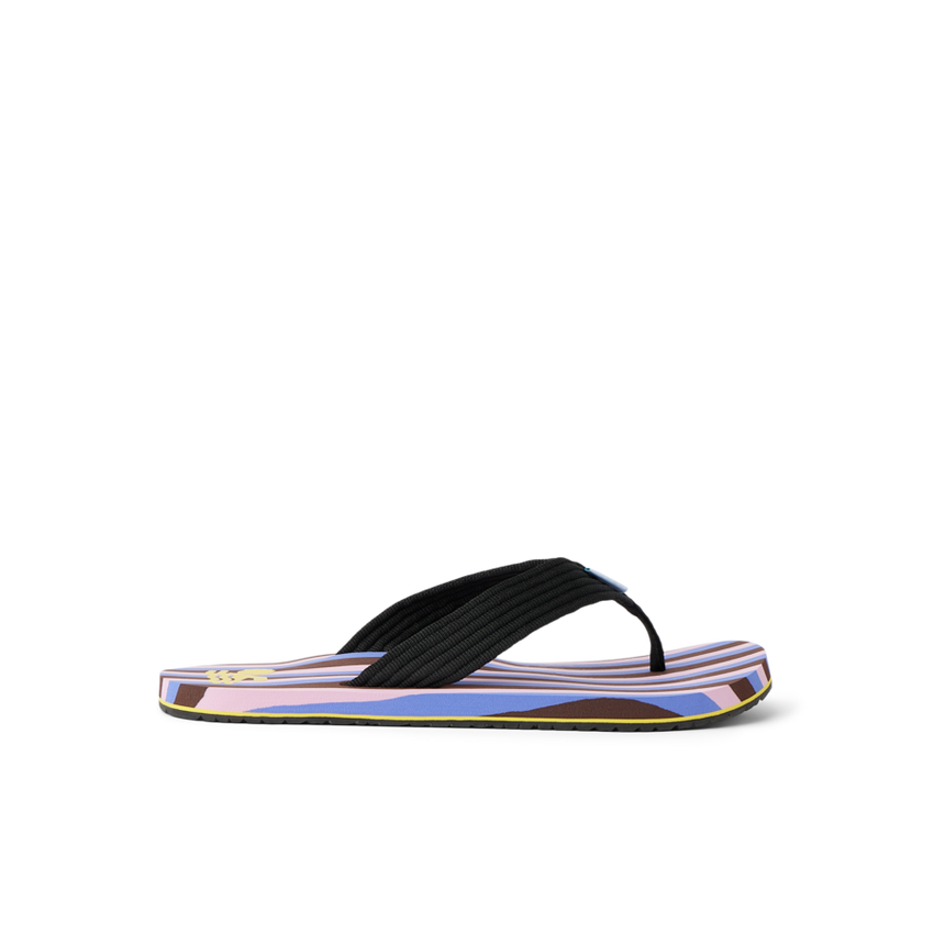 REEF X Ebony Beach Club Original Stripes - Ebony Purple Brown - Right Side View