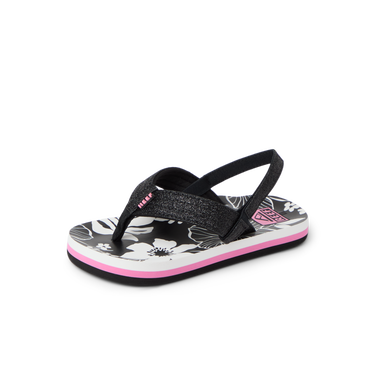Little Ahi - Pink/Black Floral - Left Side View