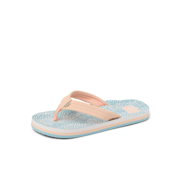 Kids Ahi - Peach/Blue Animal - Left Side View