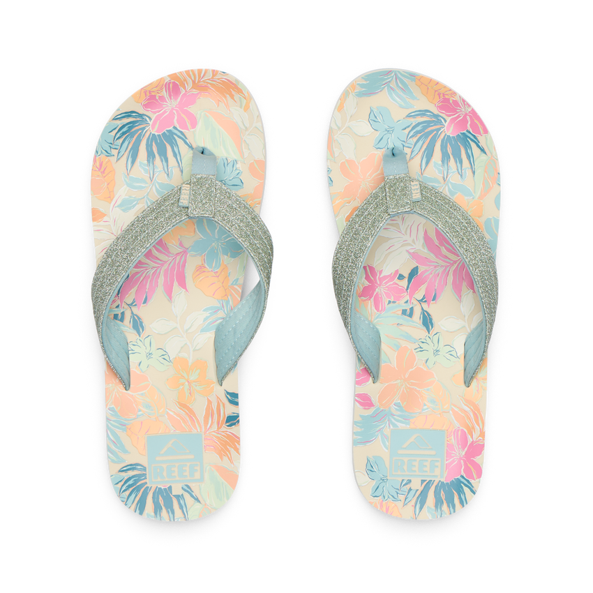 Kids Ahi - Tropical Floral - Top View