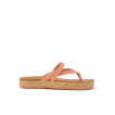 Vista Carmen women's sandal facing right, featuring soft rebound cushioning, anatomical arch support, and beach-inspired comfort.