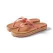 Vista Carmen women's sandals facing left, featuring soft-rebound cushioning and anatomical arch support with beach-inspired design.