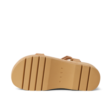 Vista Higher Luna - Tan Suede - Underside View