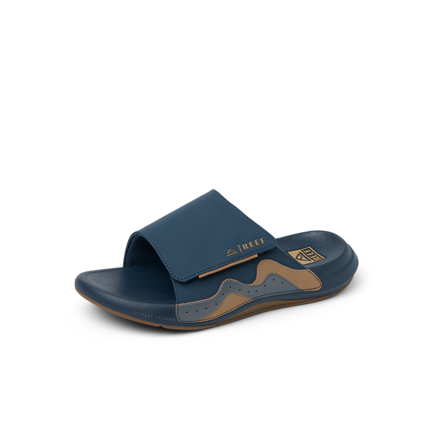 Cruiser Slide - Navy/Gum/Grey - Left Side View