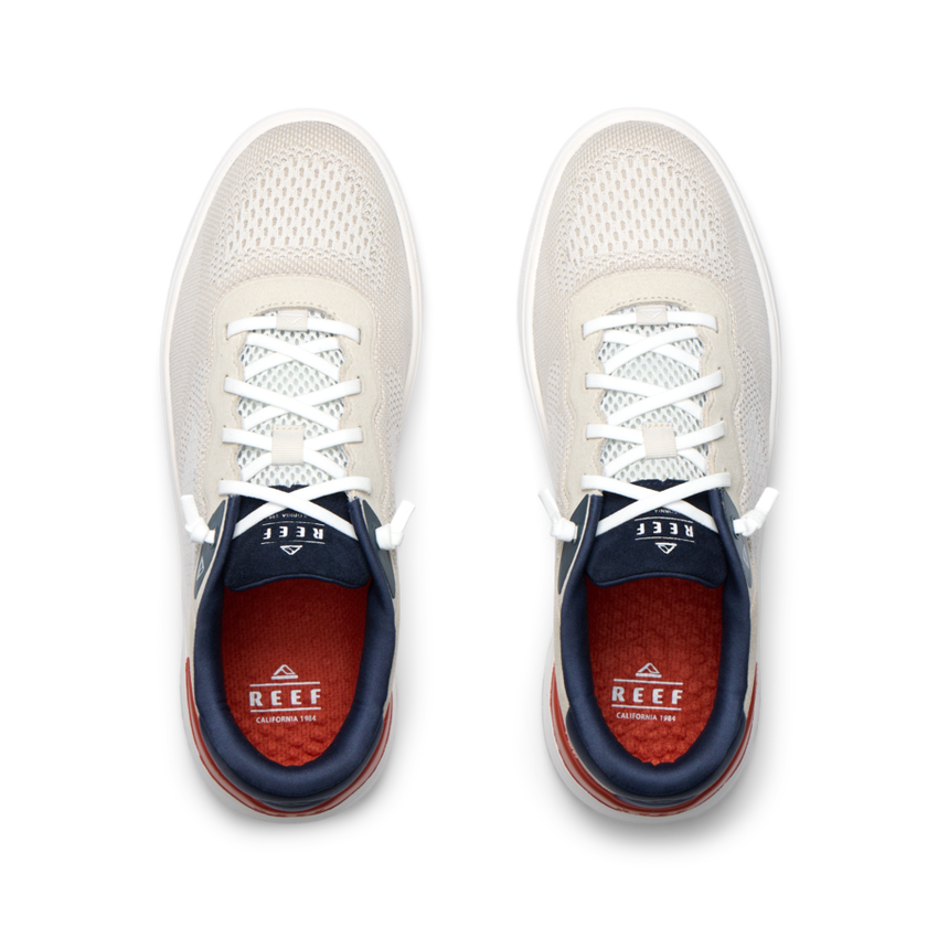 Shoreline Del Mar - Tan/White/Navy - Top View