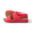 Reef Water Vista women's red sandal facing right showing outer side with soft-rebound cushioning and durable sole.