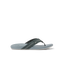 Cushion Phantom 2.0 men's grey flip flop facing left, highlighting soft-rebound cushioning and arch support design.