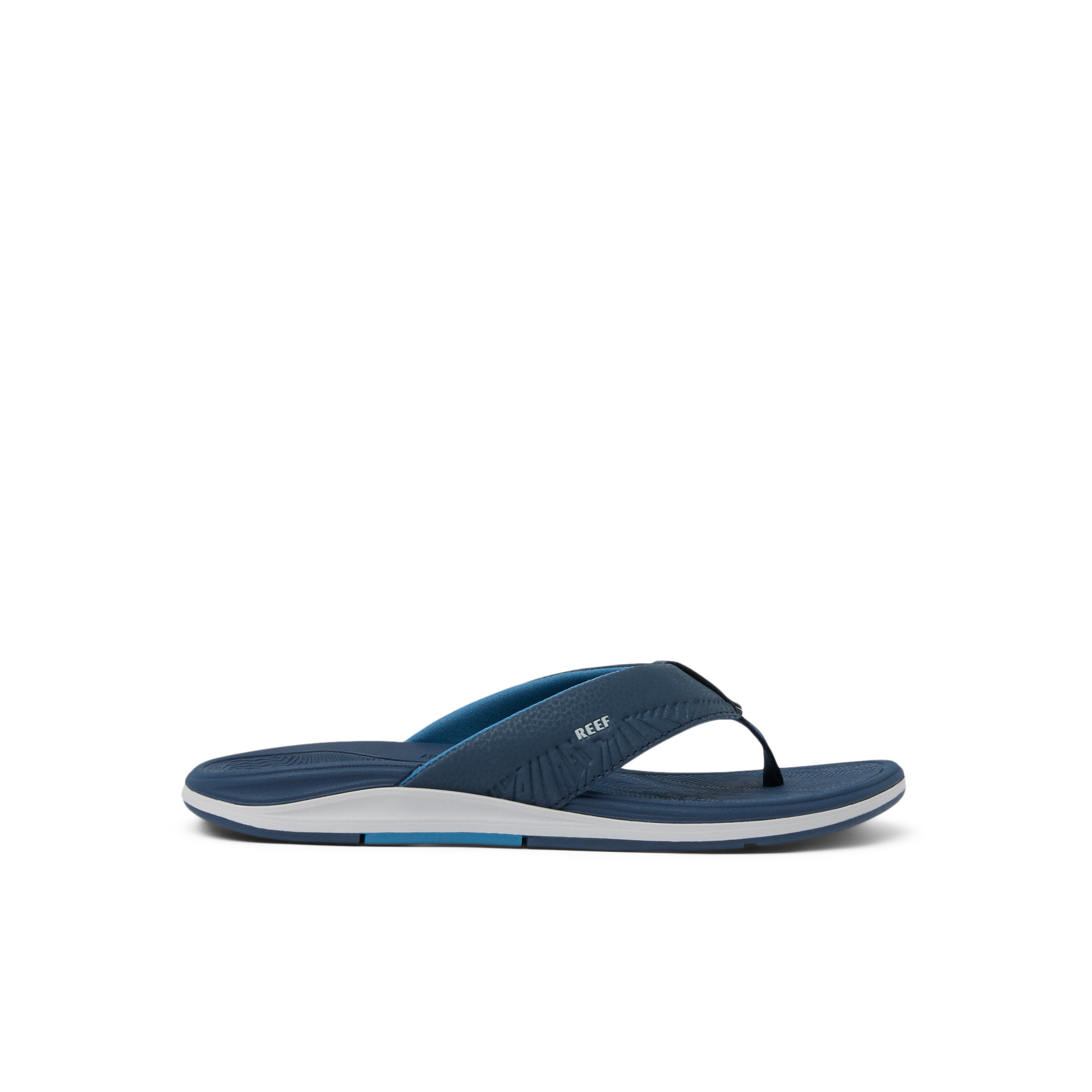 Men's Offshore: High Arch Support Comfort Flip Flops in Navy/Grey ...