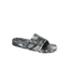 Fanning Slide H2O right-facing men's slide with camo marble pattern, soft-rebound cushioning, and arch support for beach comfort