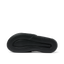Tailslide black footwear showing the bottom sole facing up with surf-inspired durable, water-friendly comfort features.
