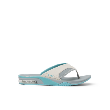 Kids Fanning - Tan/Grey/Blue - Right Side View