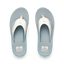 Kids Fanning - Tan/Grey/Blue - Top View