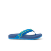 Kids Windswell boys blue flip flop facing right with surf-inspired comfort and anatomical arch support