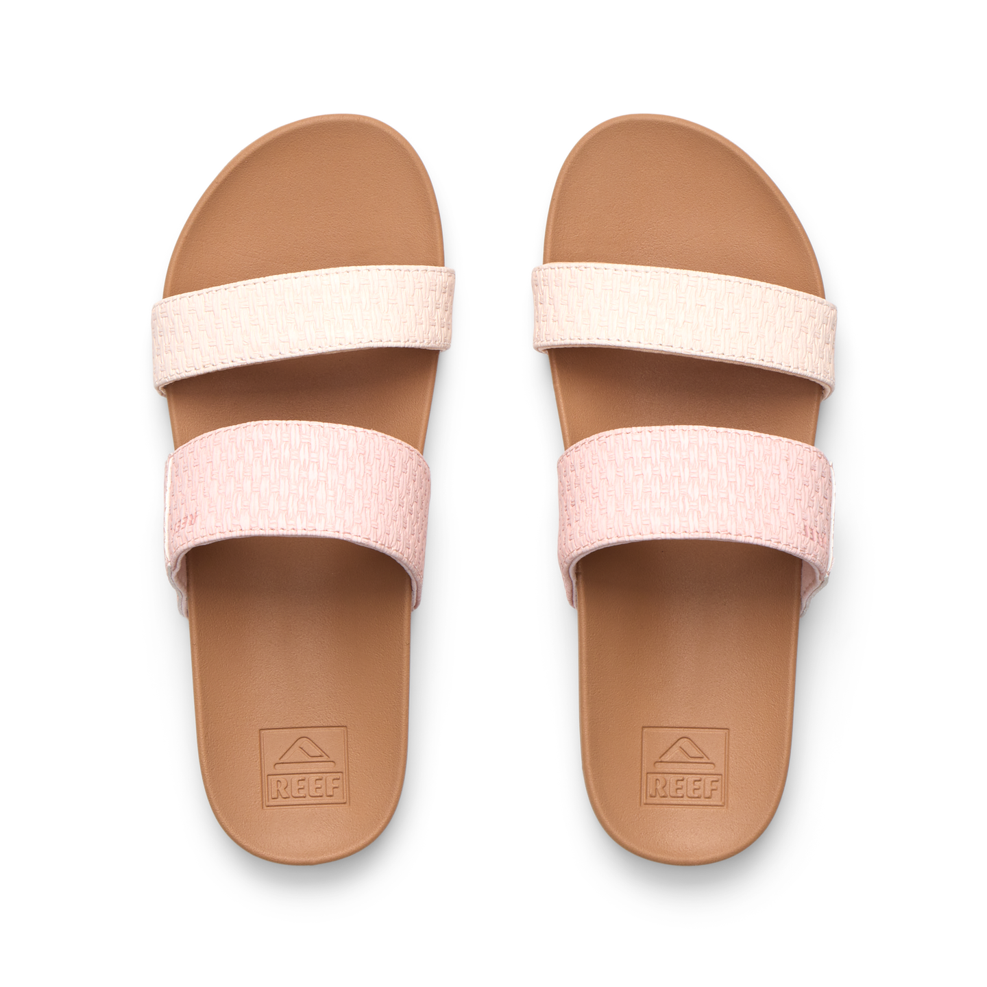 Kids Cushion Vista - Pink/Tan - Top View