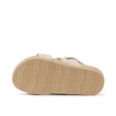 Little Cushion Vista sandal for girls, sole view facing left, showing durable traction and comfort design features.