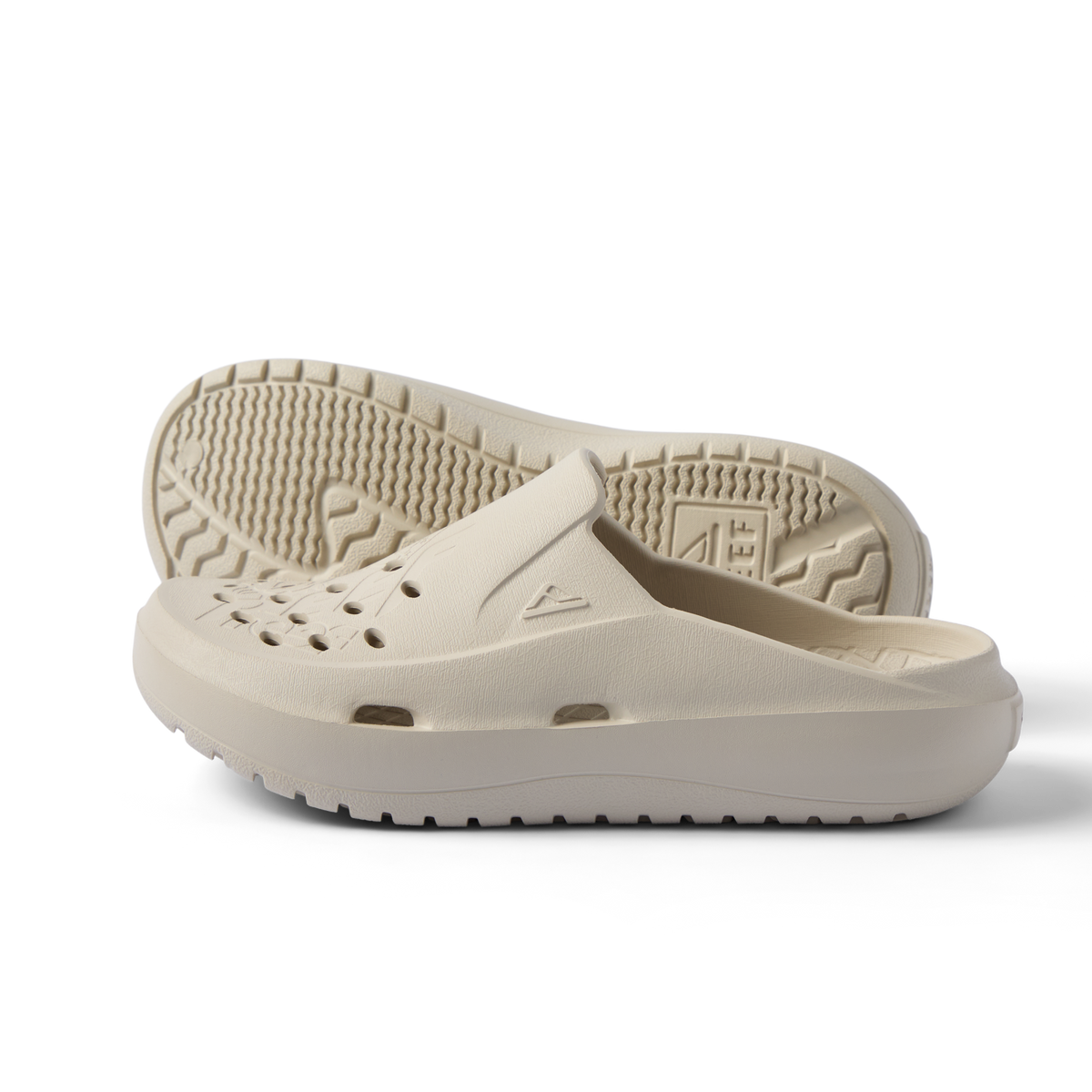 Glider water friendly slip on shoes facing right with cushioned footbeds and perforated uppers