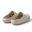 Glider water-friendly slip-ons facing right, rear view with open heels and soft cushioned footbeds