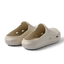 Glider water-friendly slip-ons facing right, rear view with open heels and soft cushioned footbeds