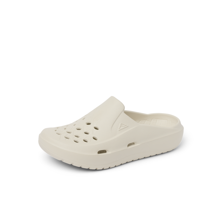 Glider water friendly slip on shoe facing left with perforated upper and cushioned footbed