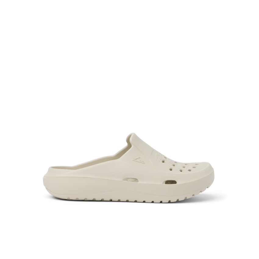 Glider water friendly slip on shoe facing right with perforated upper and cushioned footbed