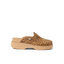 Vista Skye leopard print platform clog facing right with cushioned comfort and arch support