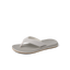 Nox men's surf-inspired flip flop facing right with soft-rebound cushioning and anatomical arch support in greige color.