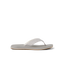 Nox men's right-facing flip flop in greige with soft-rebound cushioning and anatomical arch support for beach comfort.