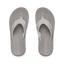 Top view of Nox men's grey sandals with anatomical arch support and water-friendly materials for beach comfort.