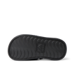 Kids Salty Slide showing the sole with wave-pattern grip, designed for comfort and durability, facing downwards, boys size.