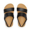 Little Cushion Vista - Black/Tan - Top View