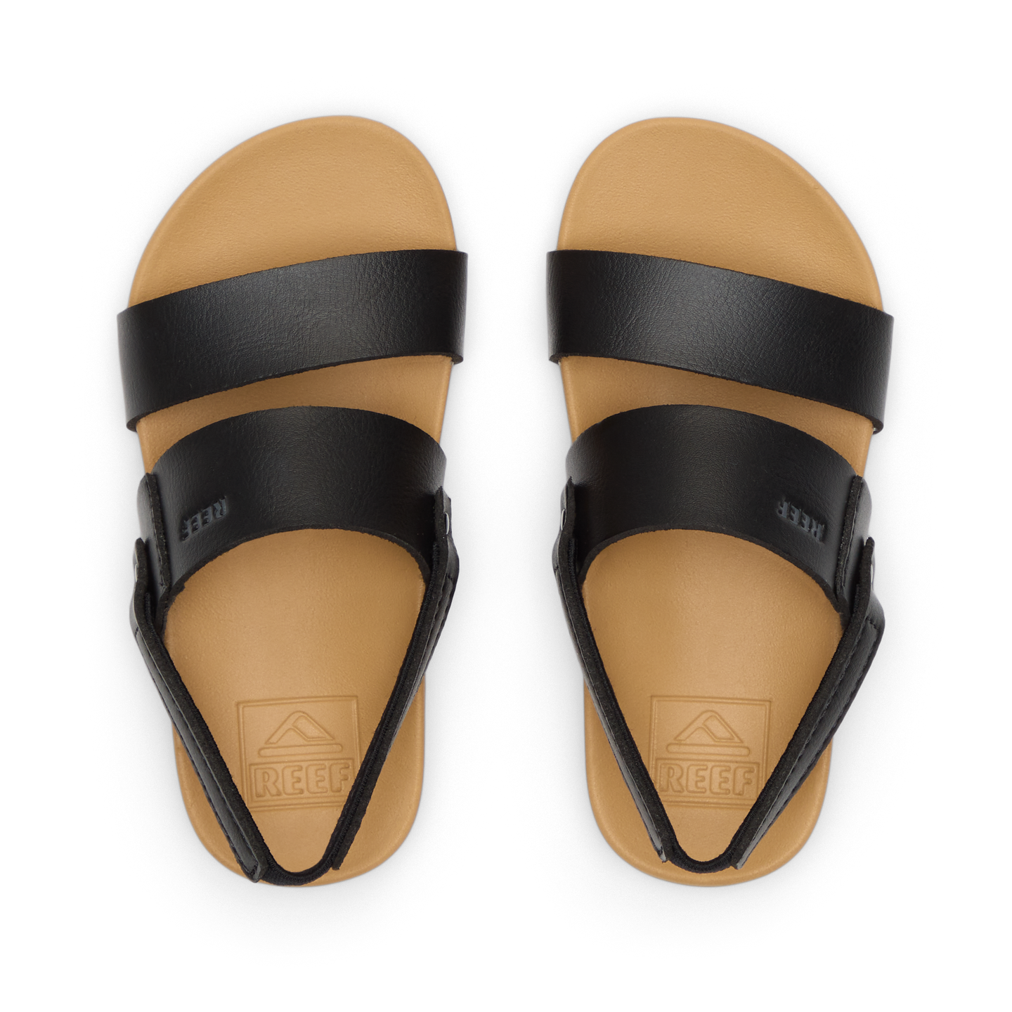 Little Cushion Vista - Black/Tan - Top View