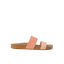 Cushion Vista women's sandal facing right with peach-tone straps, soft-rebound cushioning, and anatomical arch support.