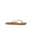 Cushion Slim women's sandal facing left, golden apricot straps, beach-inspired comfort with anatomical arch support and soft cushioning.