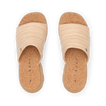 Vista Luxe Evie women's sandals top view facing forward, featuring comfort and water-friendly materials.