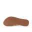 Cushion Slim women's shoe outsole facing up, showing textured sole with soft-rebound cushioning for beach comfort.