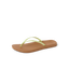 Cushion Slim women’s sandal facing right with lime sherbert straps, soft cushioning, and anatomical arch support.