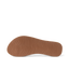 Bottom sole view of Cushion Slim women’s sandal highlighting textured, wave-patterned rubber outsole for beach comfort and durability.