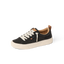 Right-facing Lay Day Dawn sneaker in charcoal with thick white sole and comfort cushioning for women adults